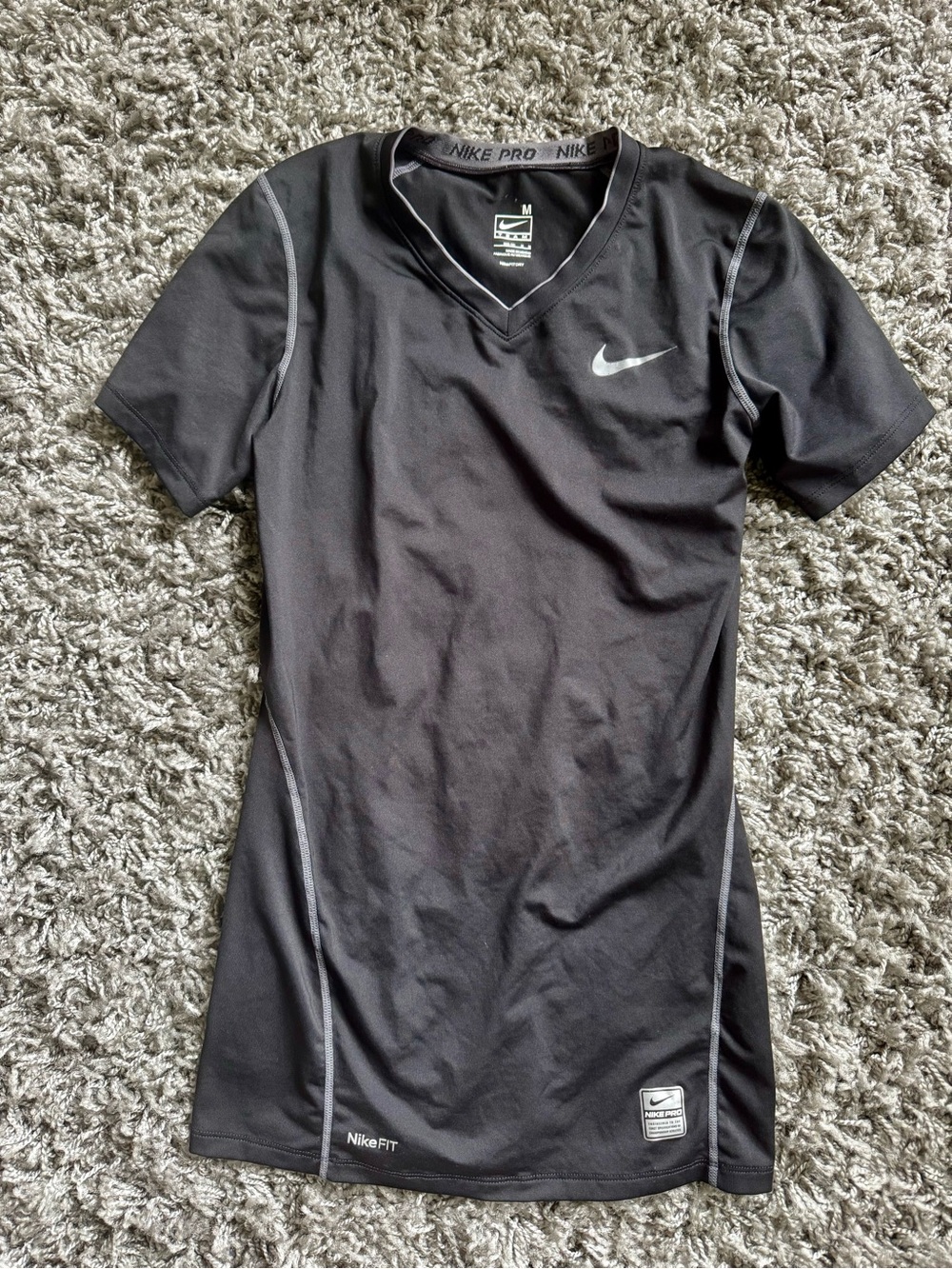 Women’s Nike Pro Fitted V-Neck Shirt